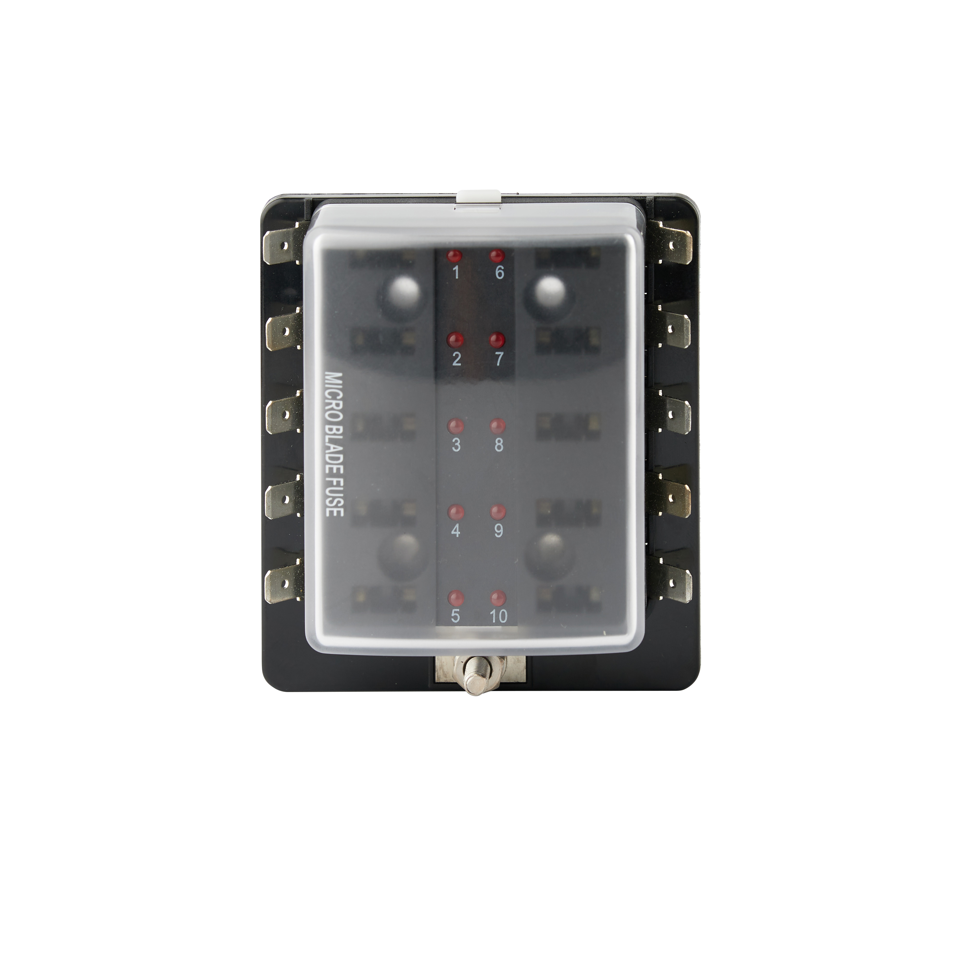 R3-80-01-1 方塊型保險(xiǎn)絲盒 含LED 警示燈、微型刀片保險(xiǎn)絲